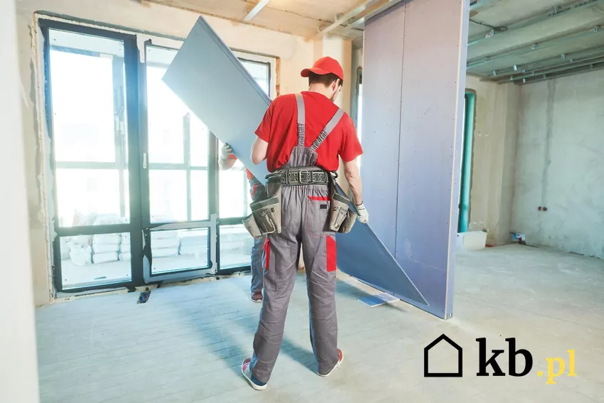 Montaż ściany działowej