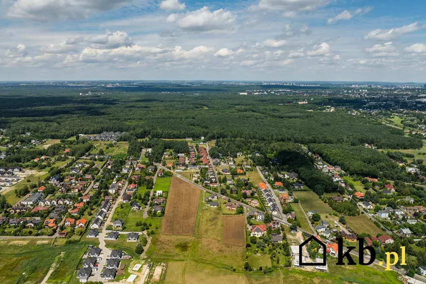 Działki budowlane z lotu ptaka