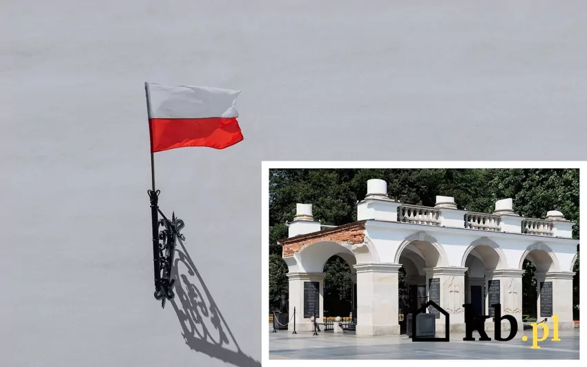 Grób Nieznanego Żołnierza, flaga Polski