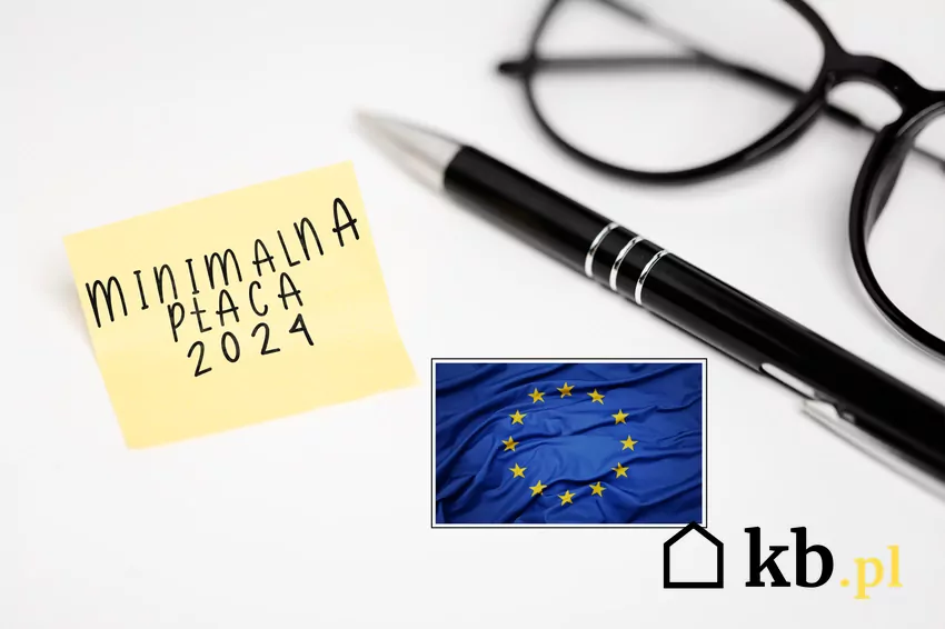 Minimalna płaca 2024, flaga UE