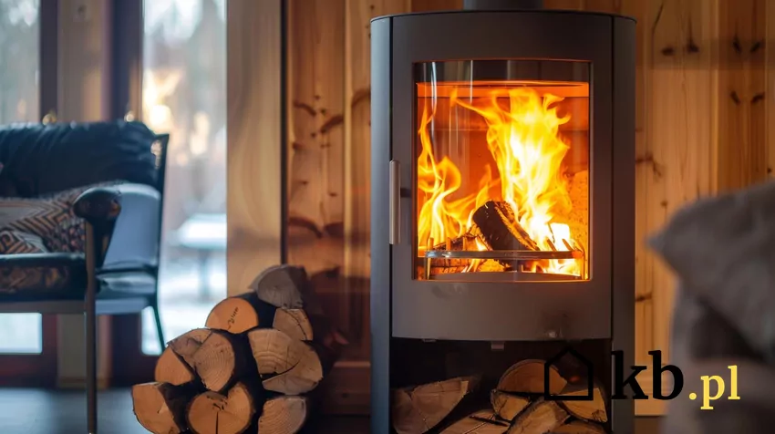 Przytulna atmosfera w pokoju z kominkiem