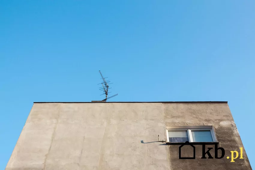 Charakterystycznymi elementami domów typu kostka są prosta bryła i płaski dach Elewacja domu kostki