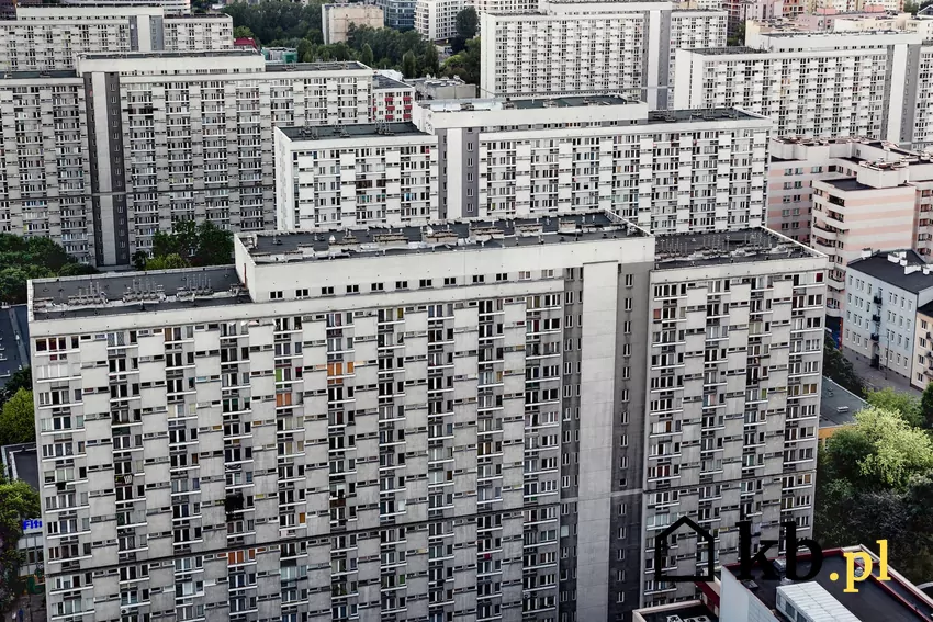 Osiedle bloków z wielkiej płyty