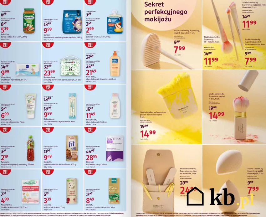Na promocji m.in. gadżety do makijażu Rossmann - gazetka