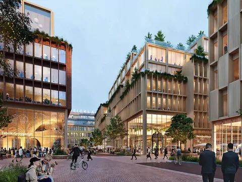 Stockholm Wood City - miasto z drewna