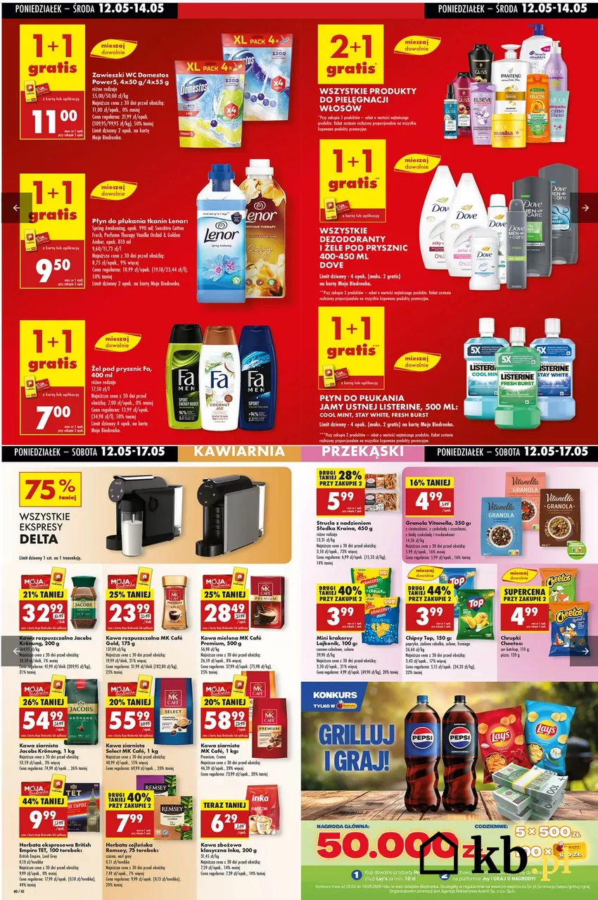 Jest bardzo dużo ciekawych promocji w Biedronce w dn. 12-17 maja Promocje w Biedronce