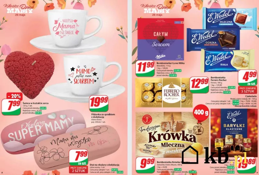 Zajrzyj do Dino po ciekawe prezenty z okazji zbliżającego się Dnia Matki Dino - gazetka