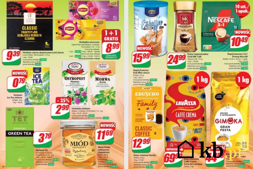 W dniach 14-20 maja dużo kaw na promocji w Dino Dino - gazetka