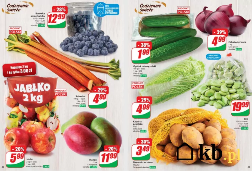 Owoce i warzywa w Dino w promocji nawet -38% Dino - gazetka
