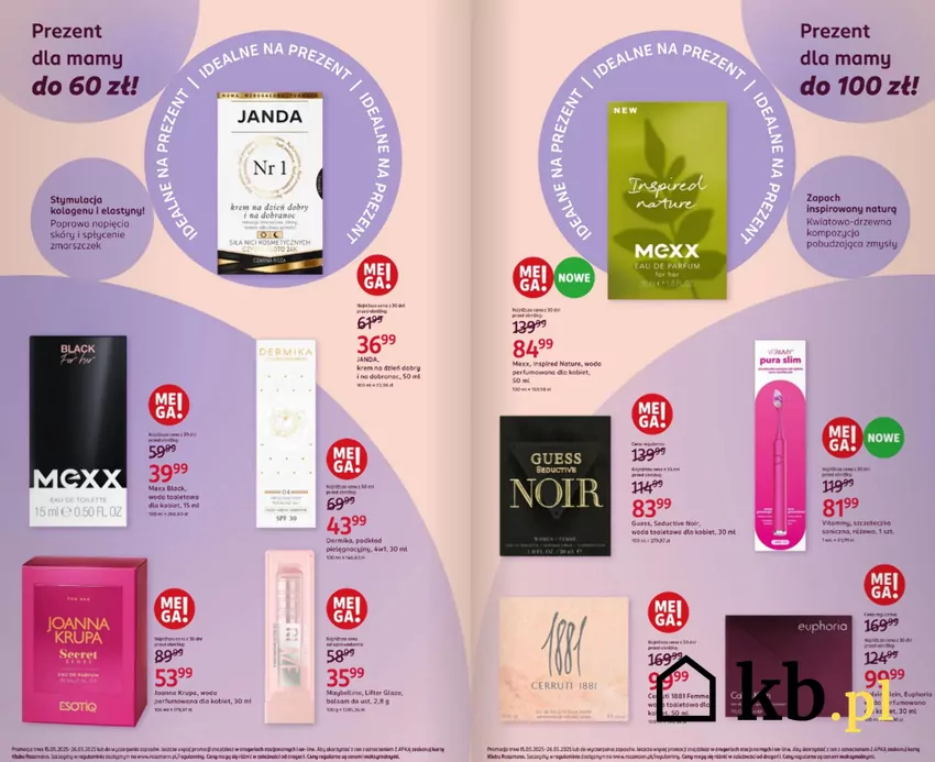 Szukasz prezentu do 100 zł dla mamy? Znajdziesz go w Rossmannie! Rossmann - gazetka