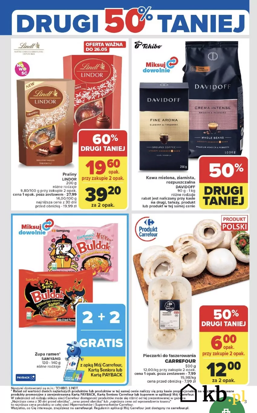 Promocja dotyczy różnych rodzajów kawy Promocje w Carrefour