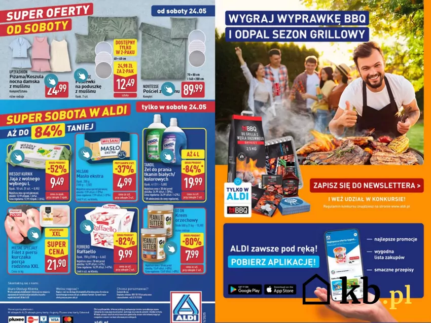 W Aldi można wygrać wyprawkę BBQ - wystarczy zapisać się do newslettera Aldi - gazetka