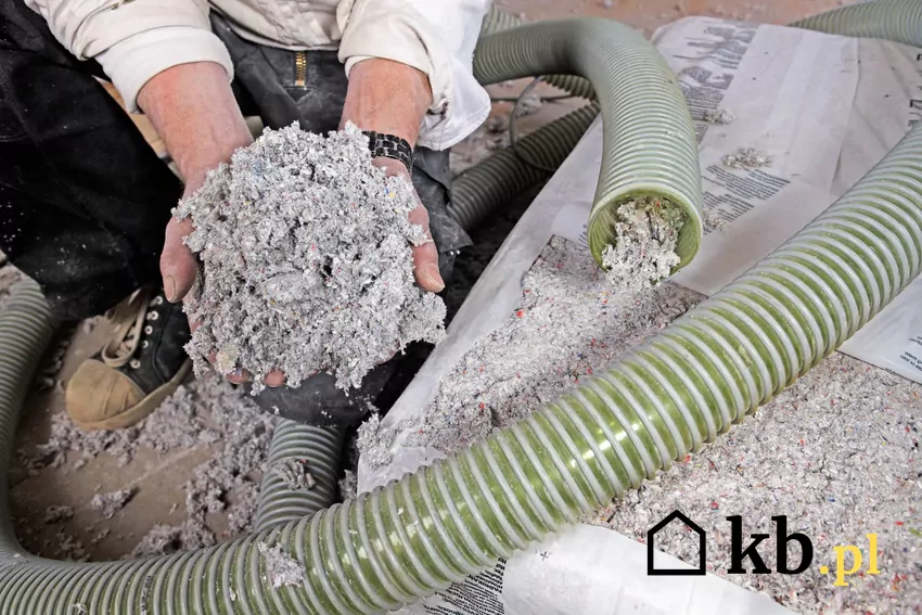 Ocieplenie celulozą – ekologiczne i skuteczne rozwiązanie w wielu domach Ocieplenie celulozą