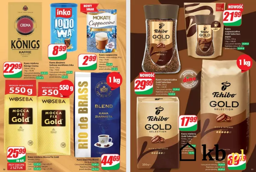 W Dino dużo pysznych kaw na promocji Dino - gazetka