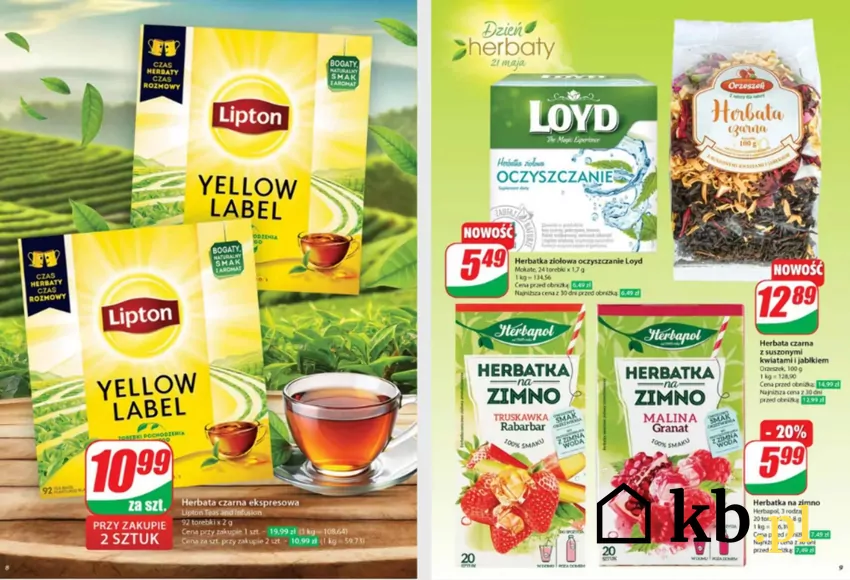 Herbata na promocji w Dino nawet -20% Dino - gazetka