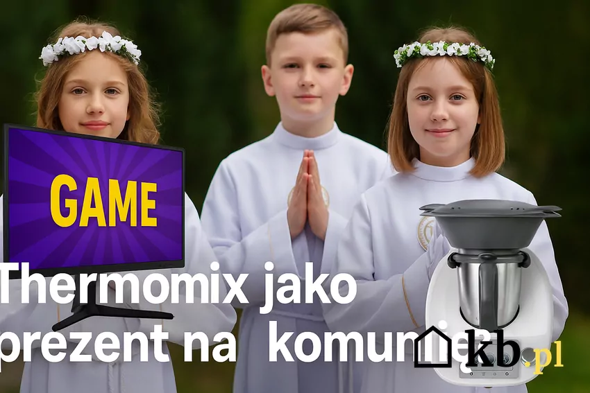 dziewczynki w komunijnych albach