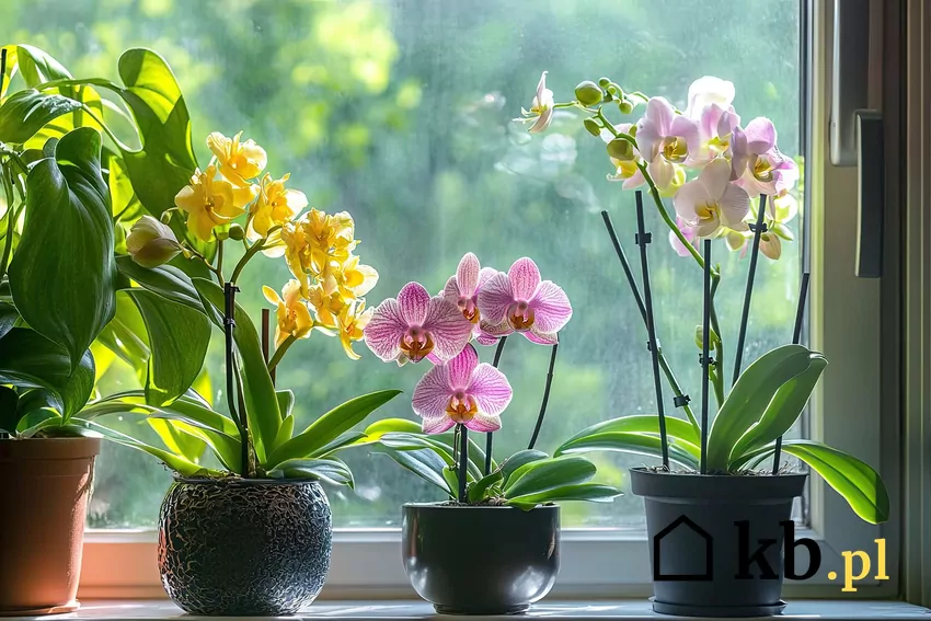 Storczyki na oknie