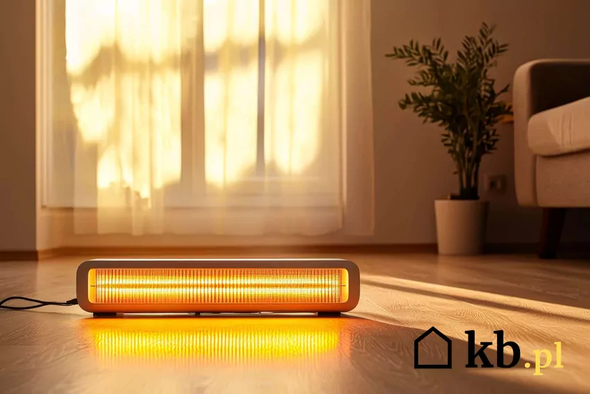 Pojedynczy panel podczerwony na podłodze