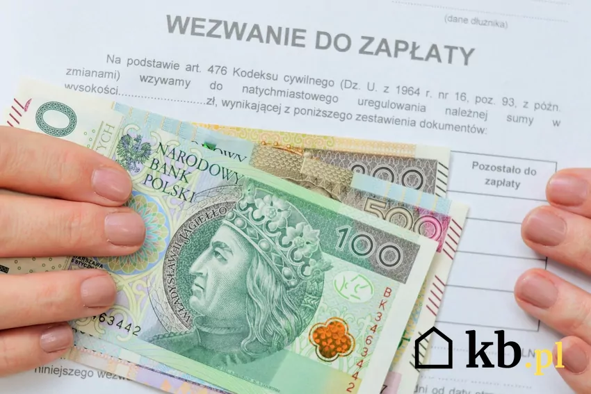 Sprawdzaj regularnie wpływy na konto i porównuj je z limitem kwoty wolnej od zajęcia Wezwanie do zapłaty