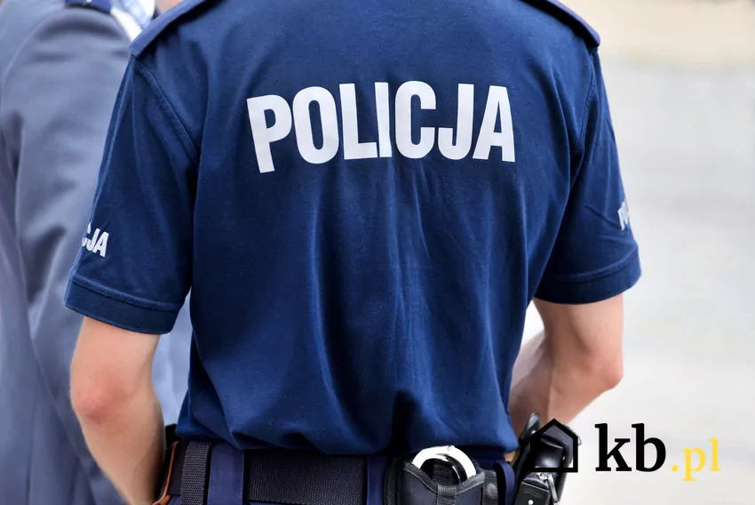 policjant na służbie