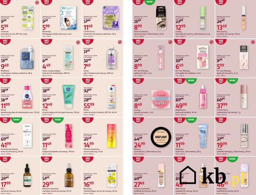 Kosmetyki do makijażu w Rossmannie taniej nawet o połowę Rossmann - gazetka