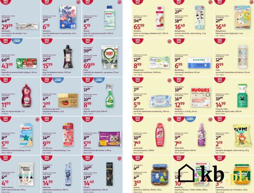 Produkty dla dzieci i chemia gospodarcza w obniżonych cenach - tylko do 13 czerwca Rossmann - gazetka