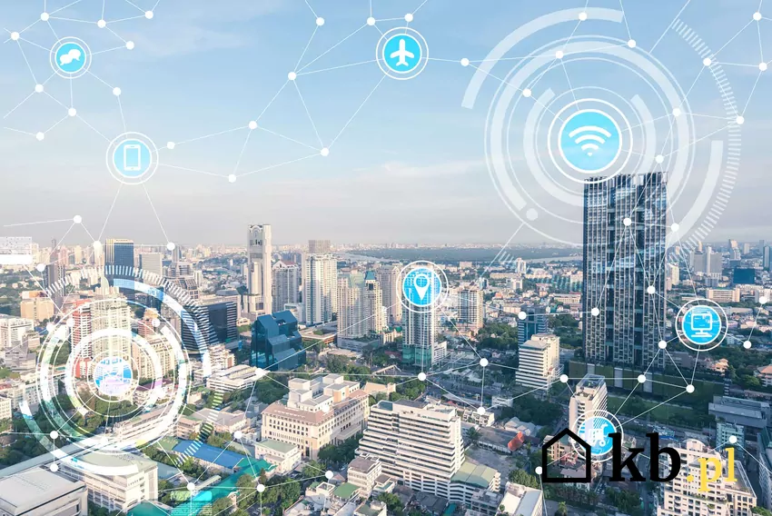 Megamiasto na środku pustyni będzie pierwszym Smart City w Afryce Widok na Smart City i nowoczesne rozwiązania technologiczne