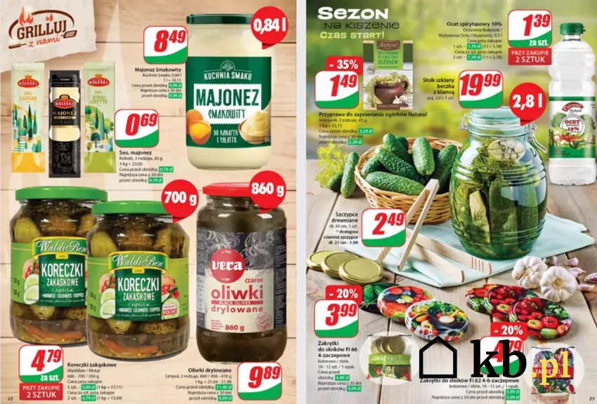 Artykuły przydatne do kiszenia ogórków - do 10 czerwca w atrakcyjnych cenach w Dino Dino - gazetka