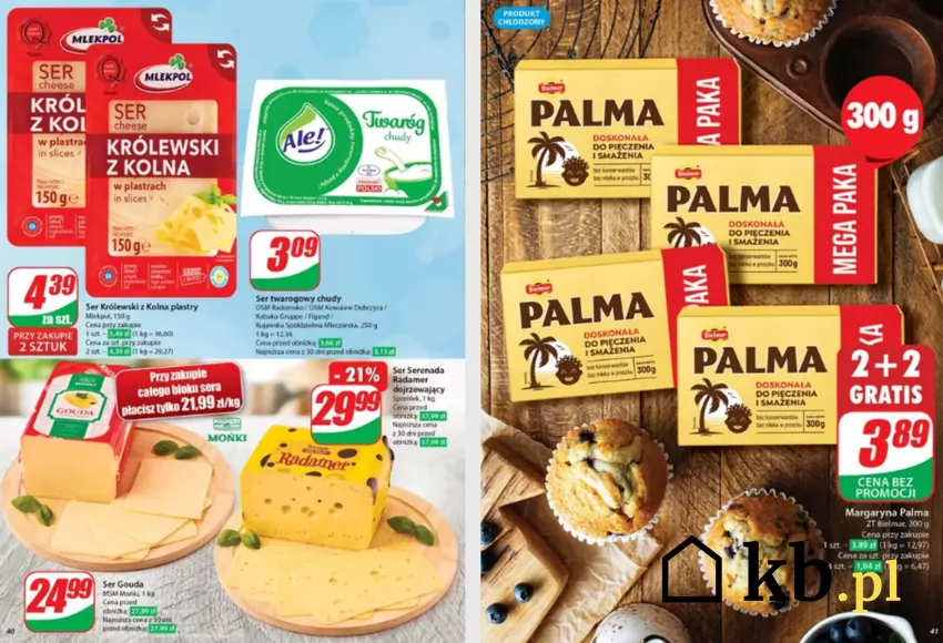 W Dino na promocji m.in. ser żółty i margaryna Dino - gazetka