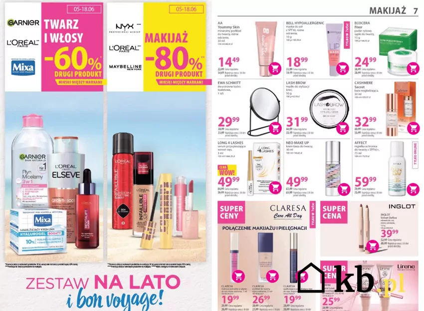 Makijaż w Hebe w bardzo atrakcyjnych cenach Hebe - gazetka