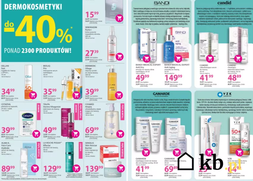 W Hebe dermokosmetyki do -40% Hebe - gazetka