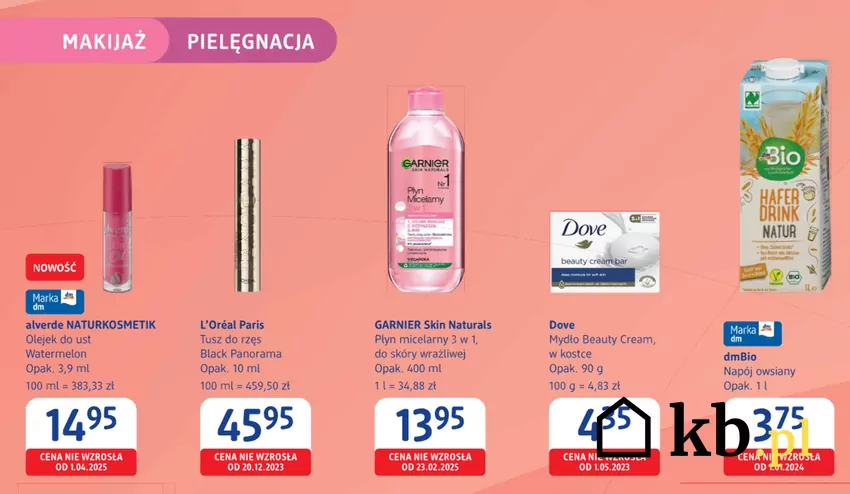 Makijaż i pielęgnacja w obniżonych cenach w DM Drogeria DM - gazetka