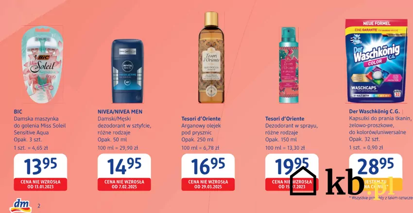 Produkty do higieny w atrakcyjnych cenach w DM Drogeria DM - gazetka