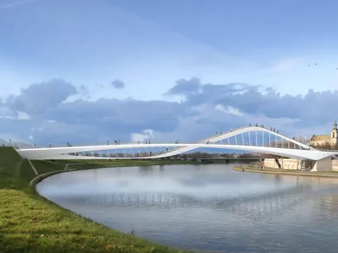 Nowa kładka nad Wisłą