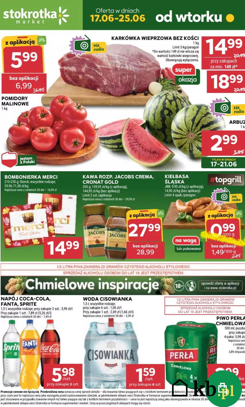 Można kupić tylko 2 opakowania kawy Promocja na kawę w Stokrotce