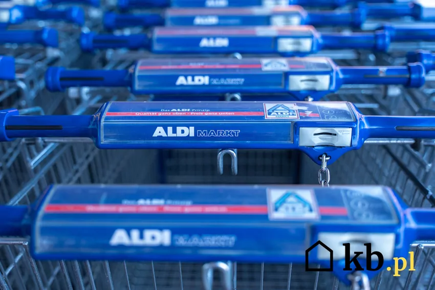 Niektóre rzeczy mozesz kupić nawet z 90% rabatem lub dostać za free Wózki sklepowe Aldi