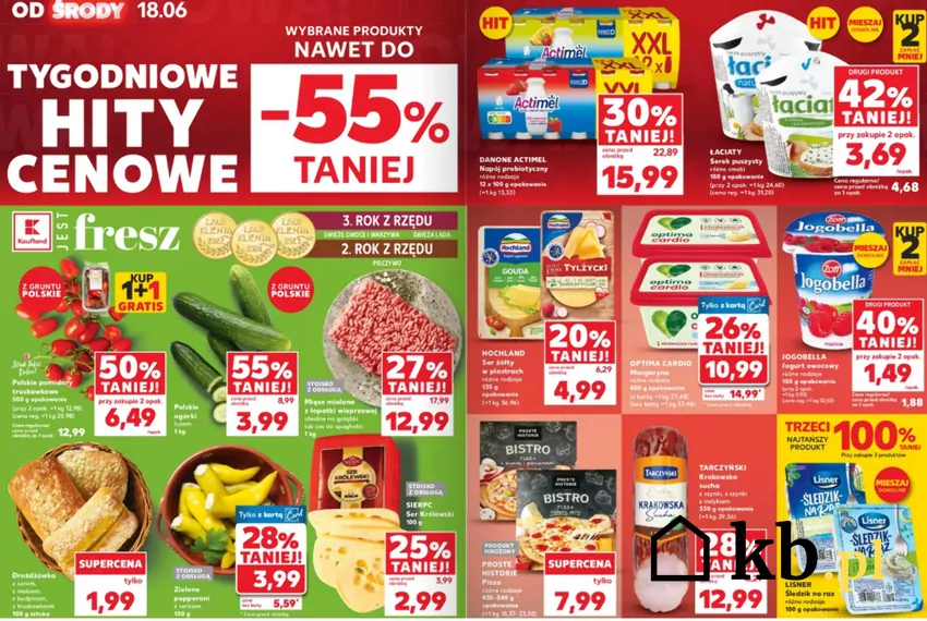 Wybrane produkty nawet do -55% taniej Kaufland - gazetka