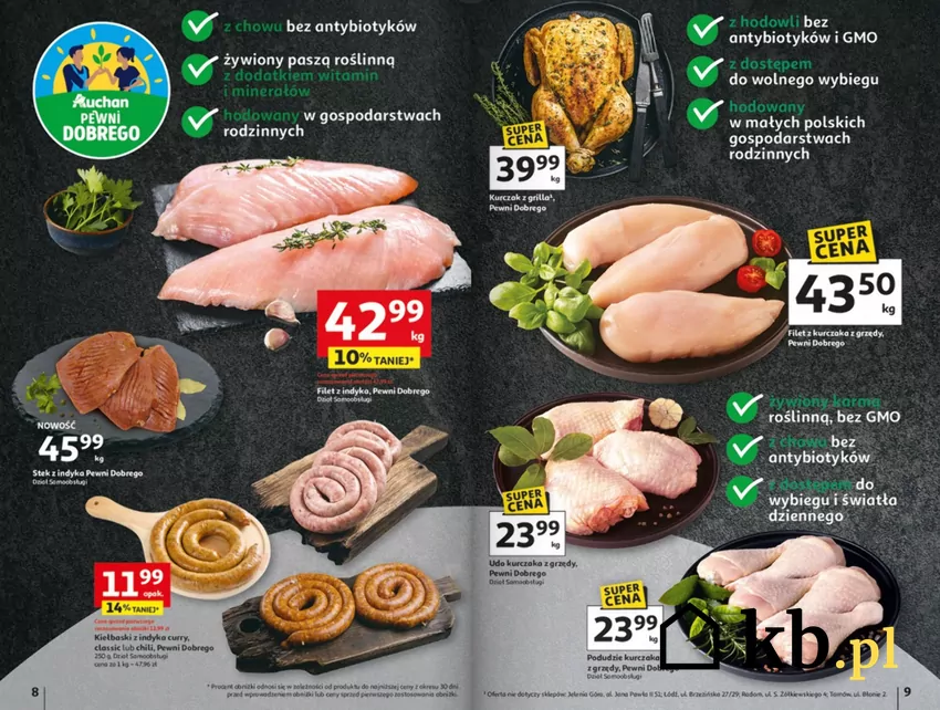 Mięso w Auchan na dużej promocji Auchan - gazetka