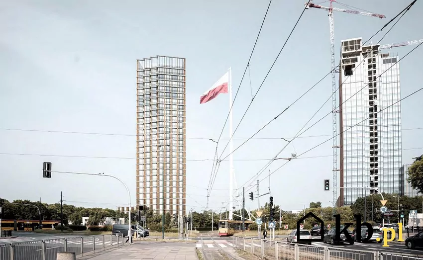 Wizualizacja Libero według projektu Atelier Tektura Wizualizacja budynku w Warszawie