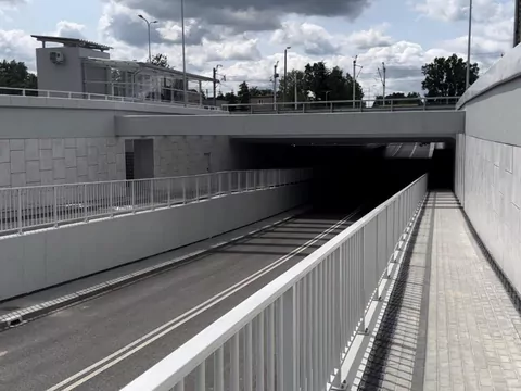 Otwarcie tunelu w Sulejówku