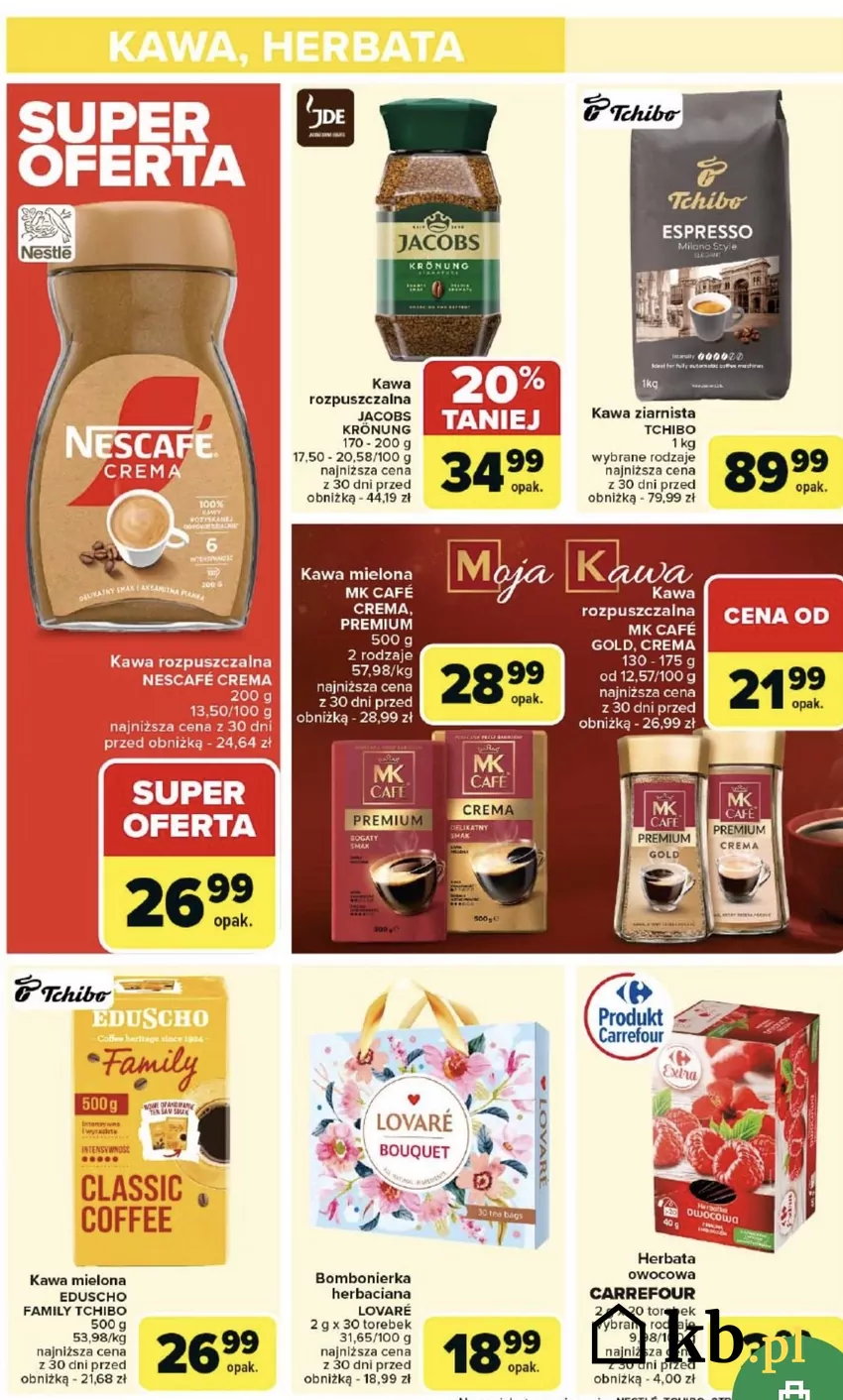 Ta delikatna kawa, która ma wielu fanów, teraz jest do kupienia za niespełna 27 zł Promocje w Carrefour