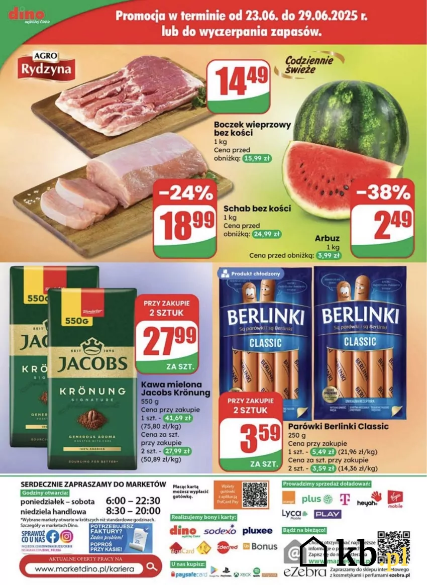 13,70 zł taniej na jednym opakowaniu to duża przecena Promocje w Dino
