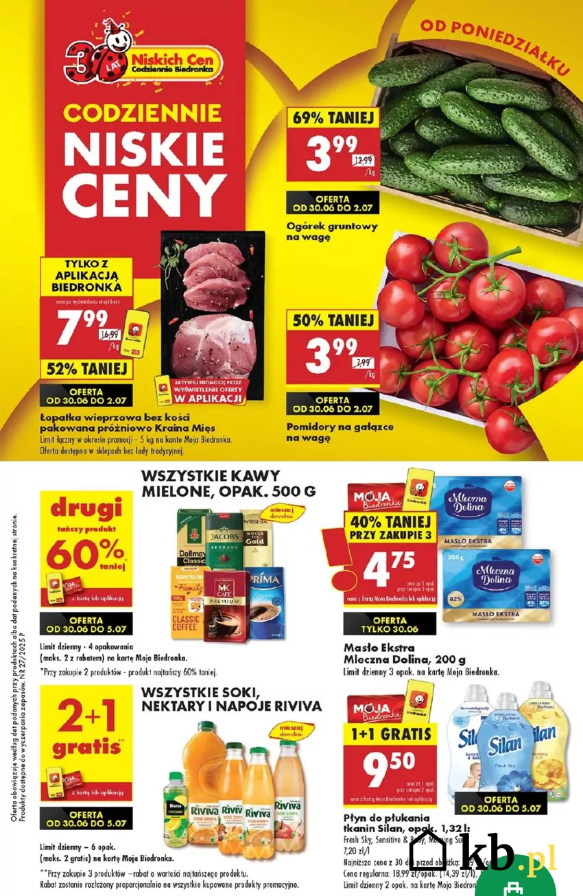 Promocje na kawę w Biedronce