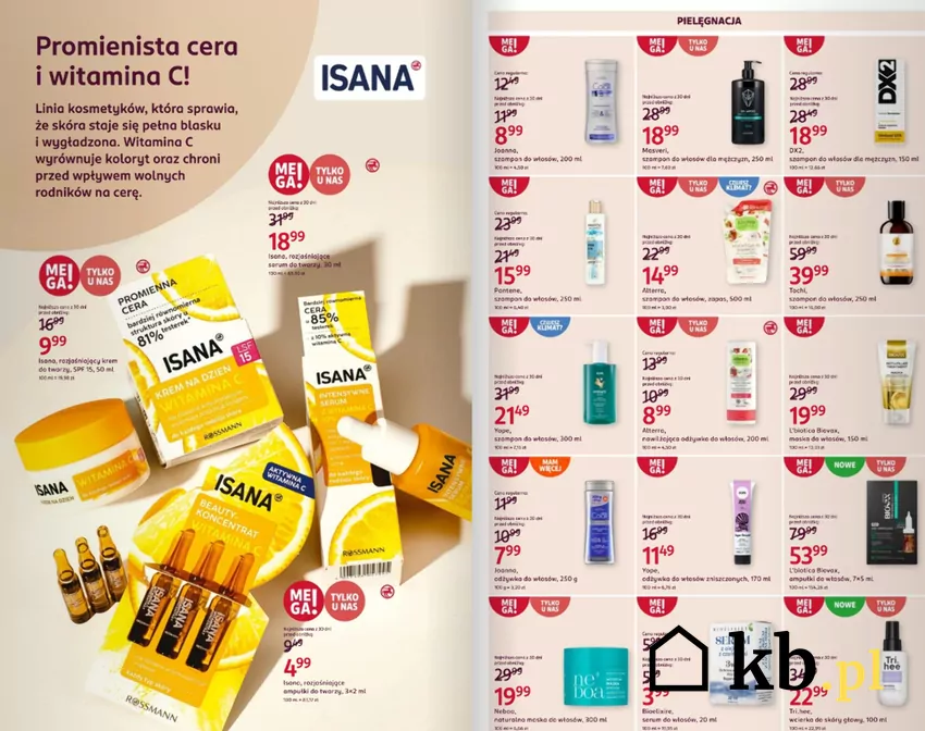 Kultowe produkty od Isany w dużej promocji - tylko do 14 lipca Rossmann - gazetka