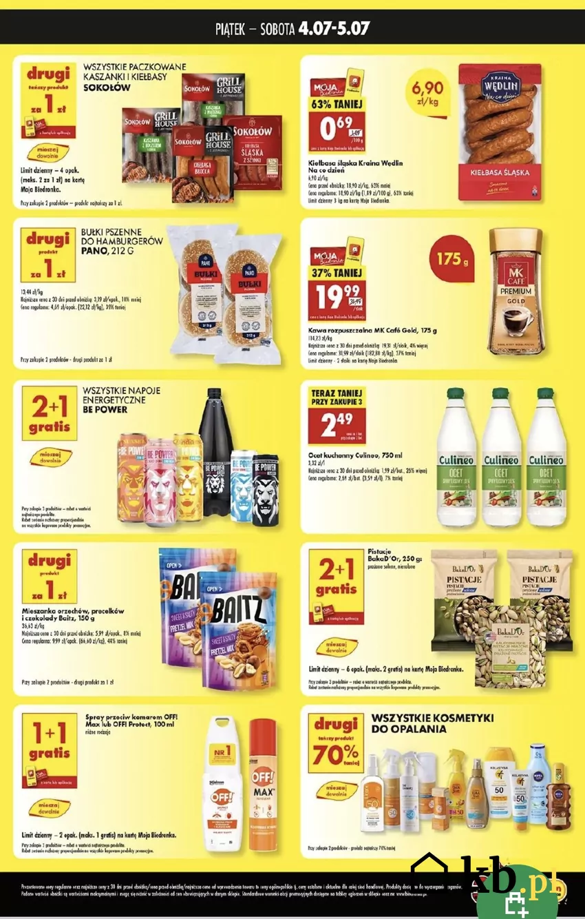 Istnieje ograniczenie: 2 opakowania na kartę MB Promocje w Biedronce