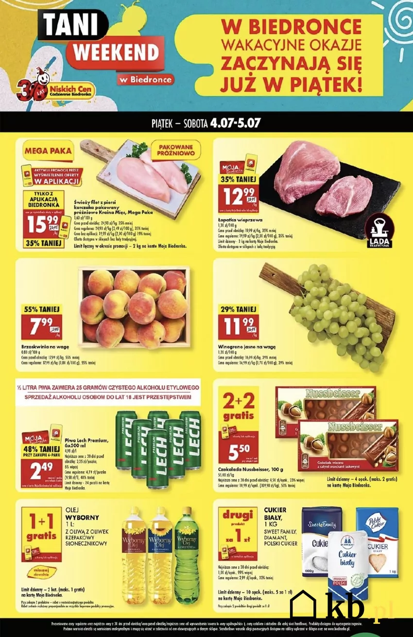 W ten weekend można zaszaleć i kupić wiele rzeczy zdecydowanie taniej Promocje w Biedronce