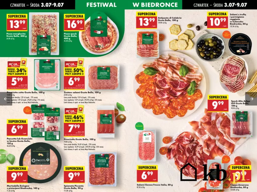 Włoski tydzień w Biedronce - tylko do 9 lipca Biedronka - gazetka