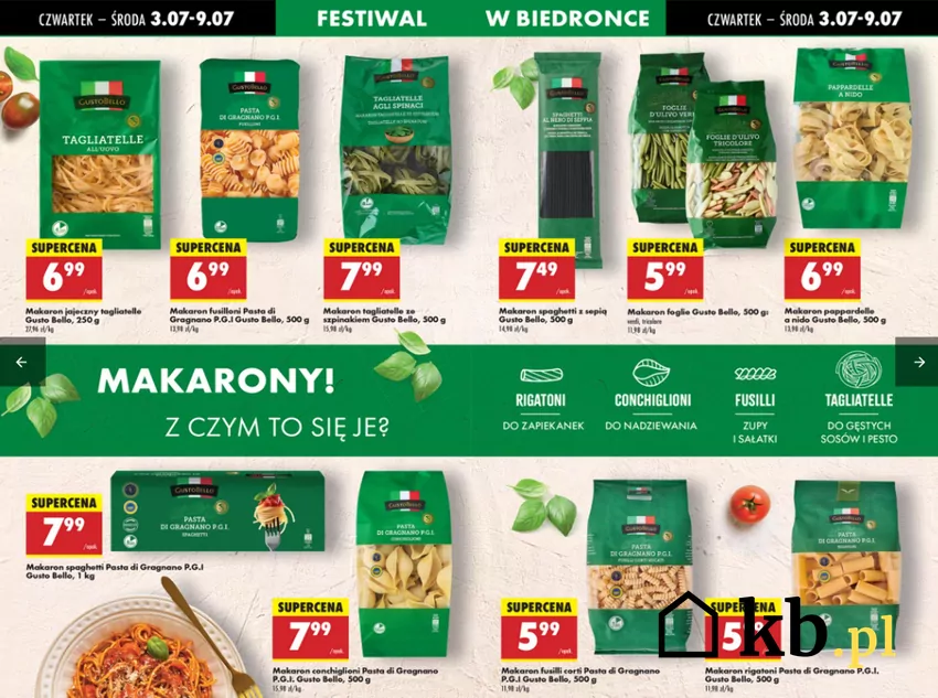 W Biedronce mnóstwo włoskich produktów wysokiej jakości Biedronka - gazetka