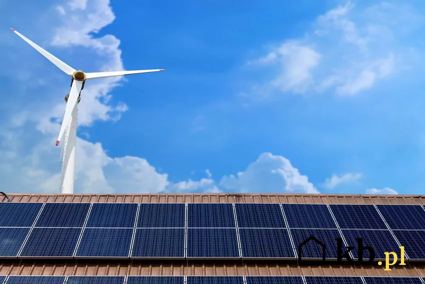 Małe turbiny wiatrowe nie są tak efektywne jak fotowoltaika turbina wiatrowa, panele fotowoltaiczne