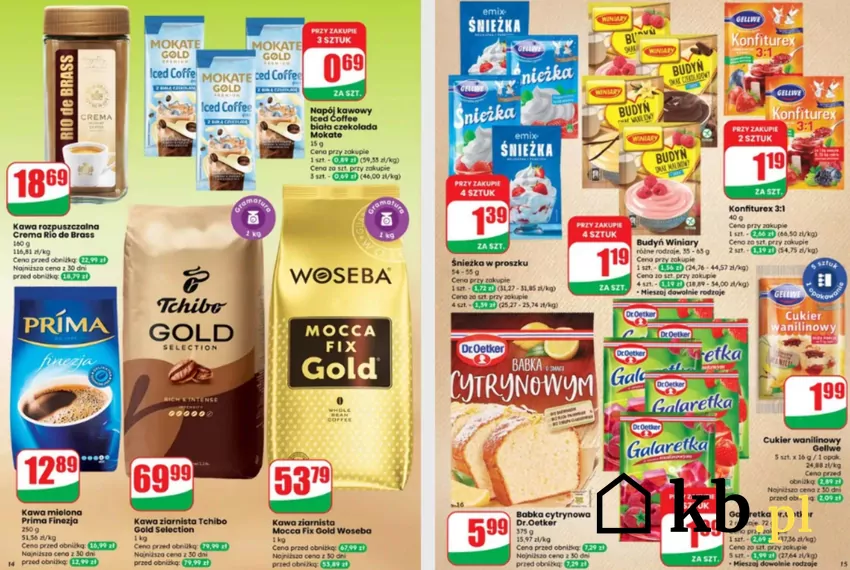 Kawa na promocji w Dino - różne popularne marki Dino - gazetka